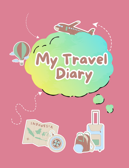 Kids Travel Journal – Printable Travel Diary, Packing List & Emotional Tracker