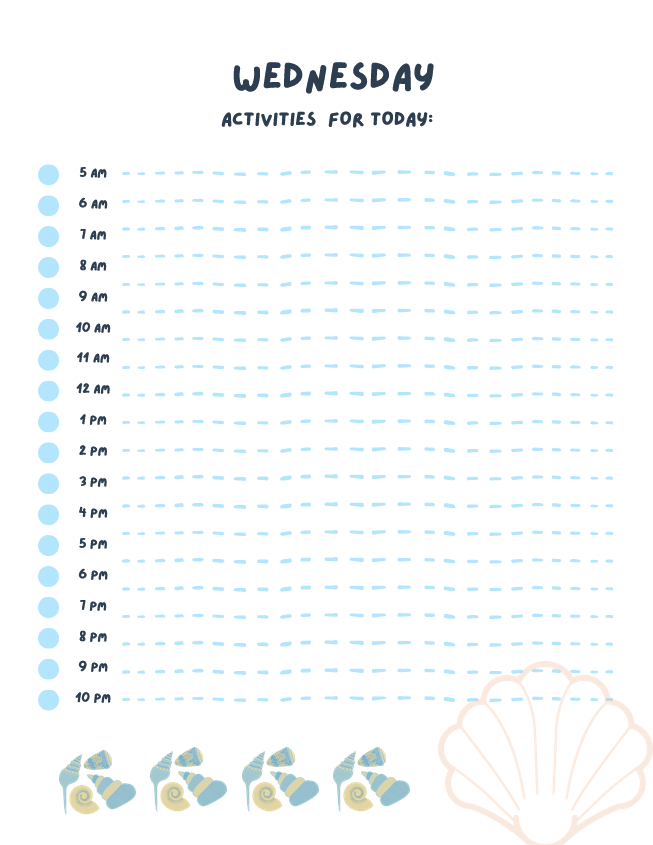 Daily Planner – 35 Page Printable Productivity Organizer